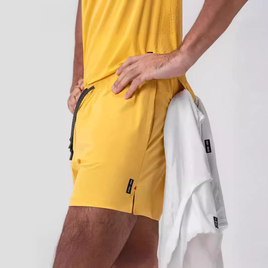 Muscle Workout Nylon Spandex Sports Shorts