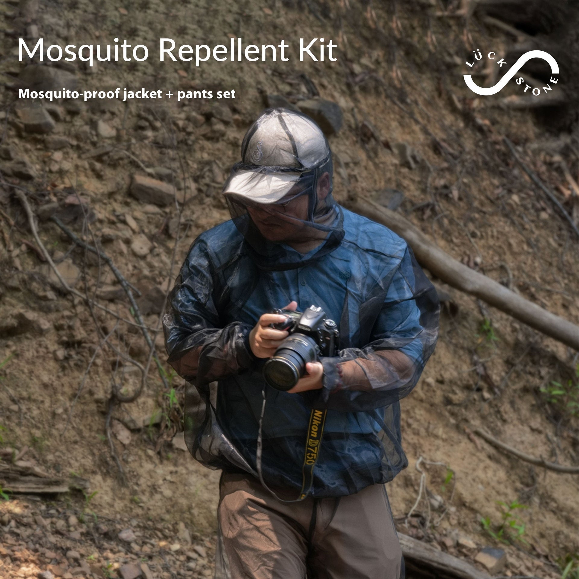 Outdoor Camping Mountaineering Hiking Anti Mosquito Clothes